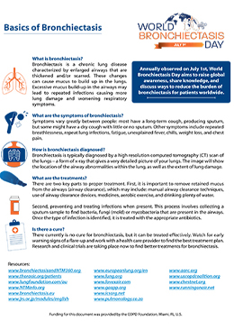 Basics of Bronchiectasis