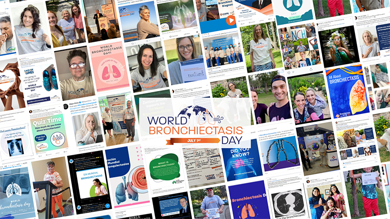 World Bronchiectasis Day Collage
